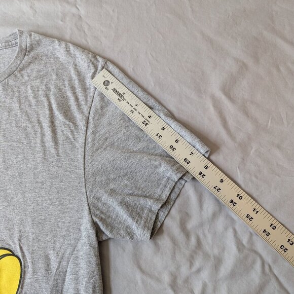 Retro Mickey Mouse shirt unisex Medium (38/40) Walt Disney gray EUC - Picture 3 of 7